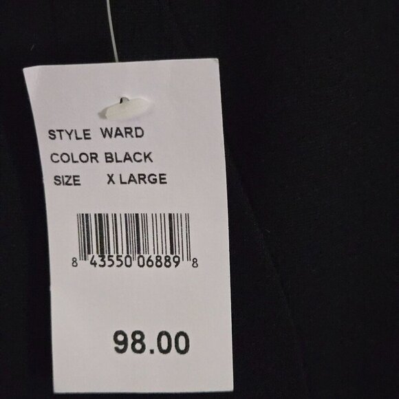 Felicity & Coco NWT Seamed Pencil Dress Black Exposed Gold Zip Size XL - Picture 7 of 10